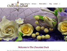 Tablet Screenshot of chocolateduck.com